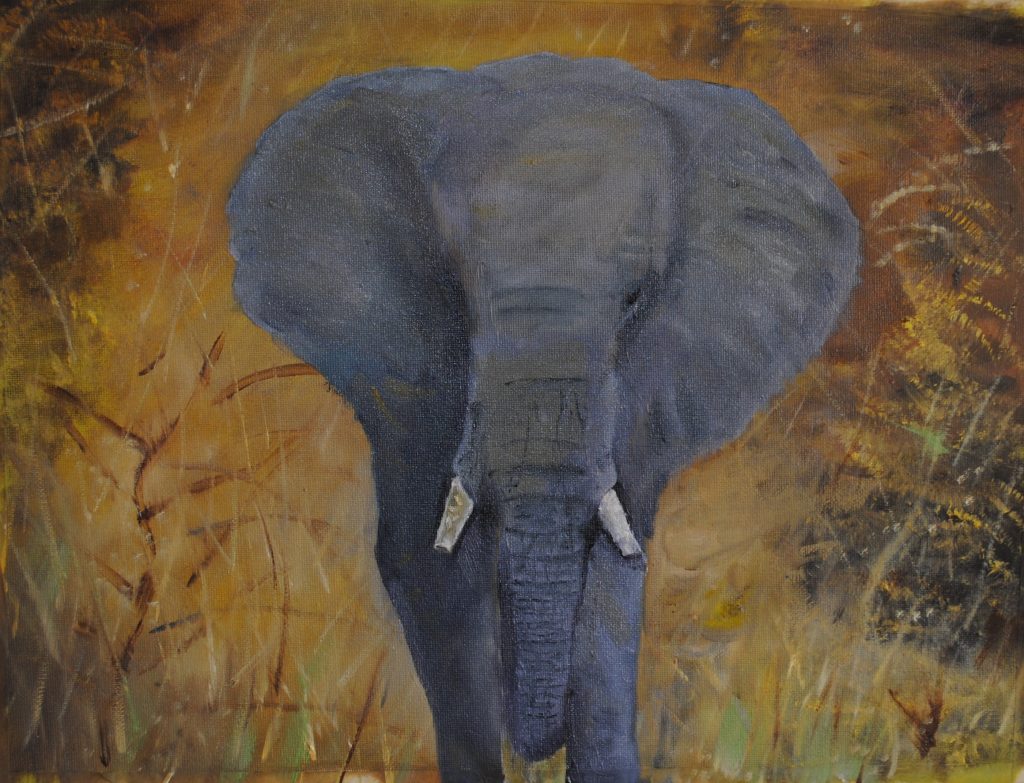 Bull Elephant, Kruger National Park, Art By Bruce